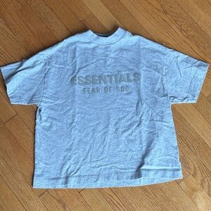 Essentials Gray Short Sleeve Tee